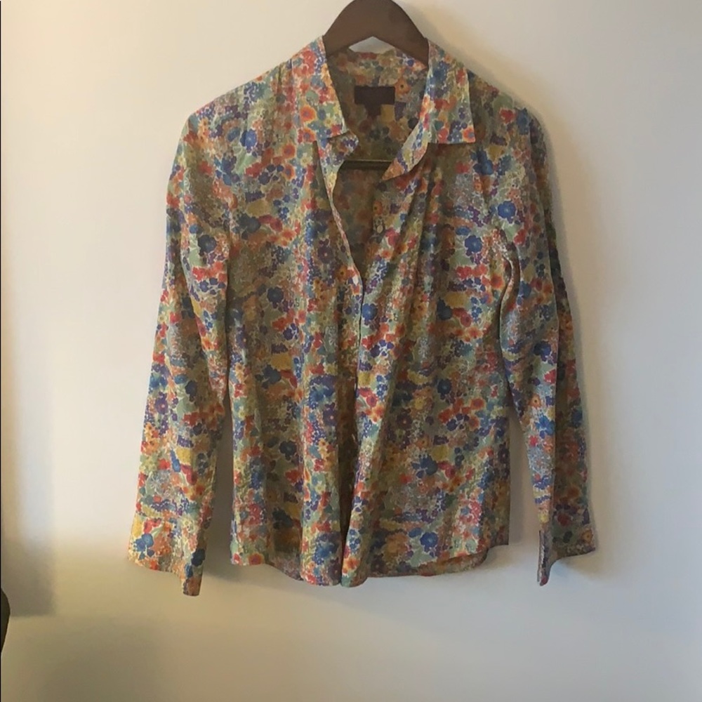JCrew Liberty Shirt in Margaret Annie (6/S)